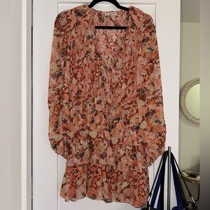 Ulla Johnson Floral Mini Dress (size 4)